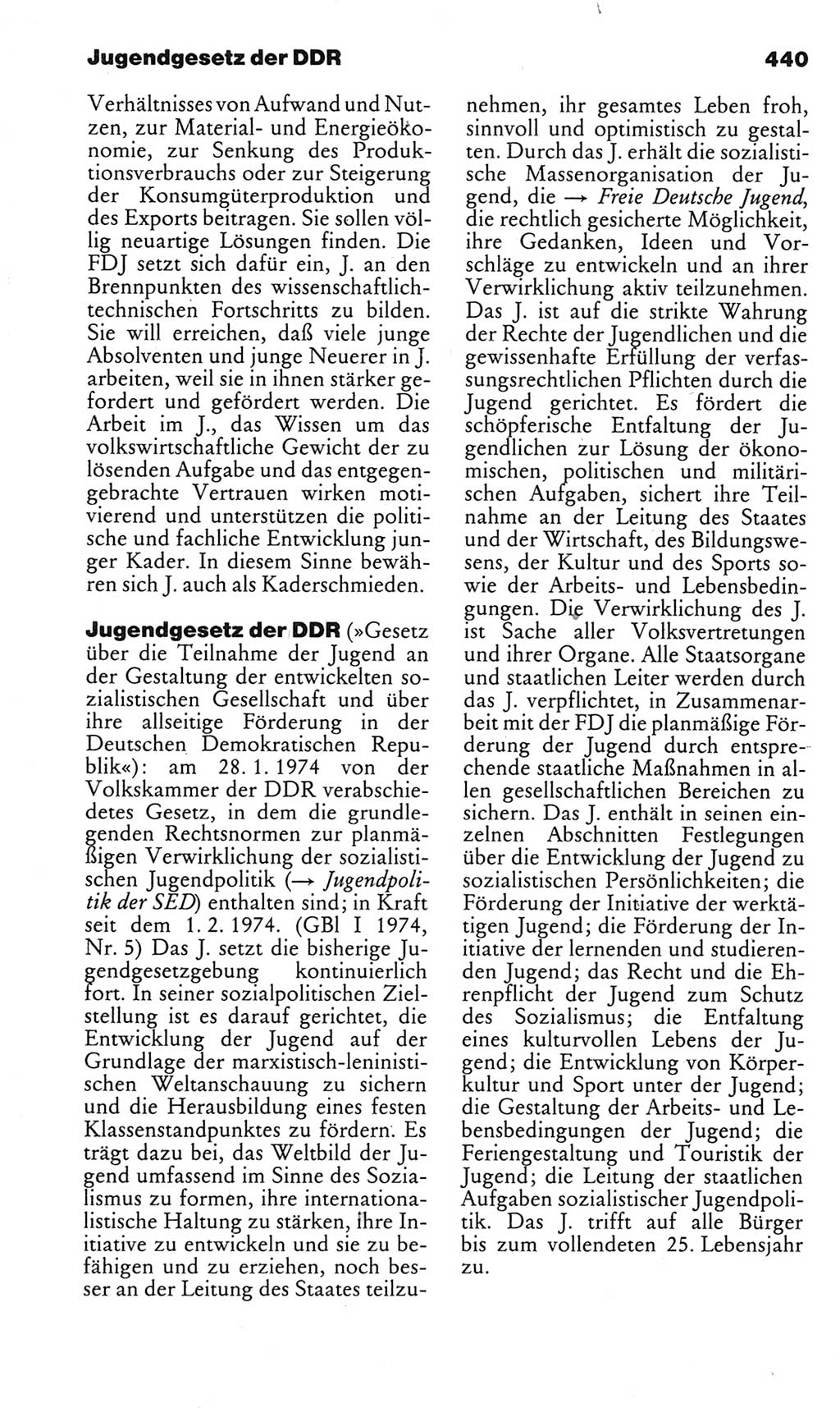 Kleines politisches Wörterbuch [Deutsche Demokratische Republik (DDR)] 1983, Seite 440 (Kl. pol. Wb. DDR 1983, S. 440)