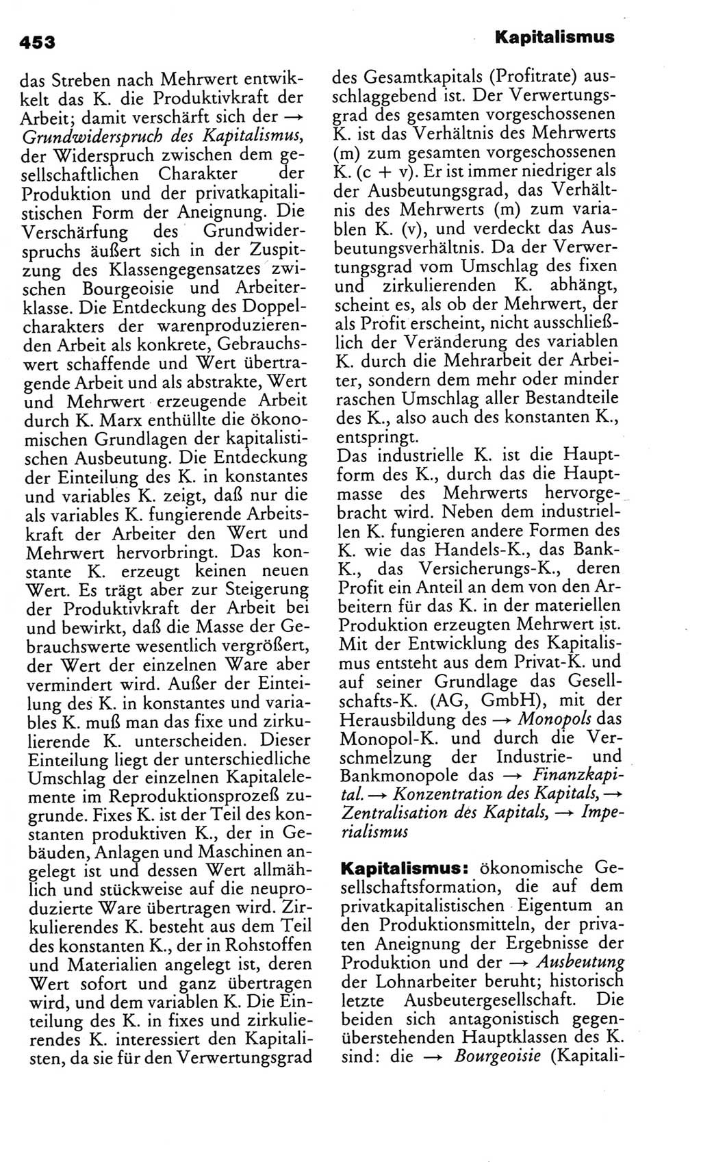 Kleines politisches Wörterbuch [Deutsche Demokratische Republik (DDR)] 1983, Seite 453 (Kl. pol. Wb. DDR 1983, S. 453)