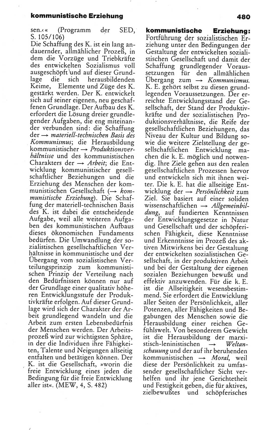 Kleines politisches Wörterbuch [Deutsche Demokratische Republik (DDR)] 1983, Seite 480 (Kl. pol. Wb. DDR 1983, S. 480)