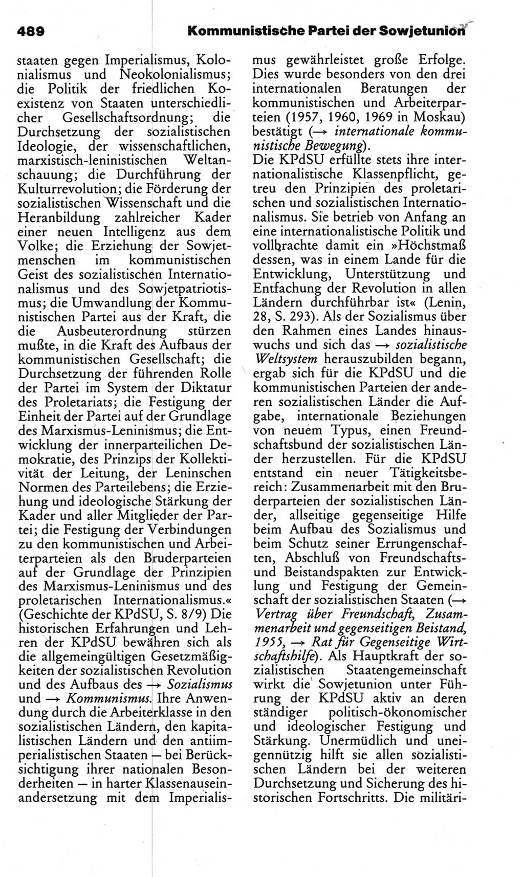Kleines politisches Wörterbuch [Deutsche Demokratische Republik (DDR)] 1983, Seite 489 (Kl. pol. Wb. DDR 1983, S. 489)