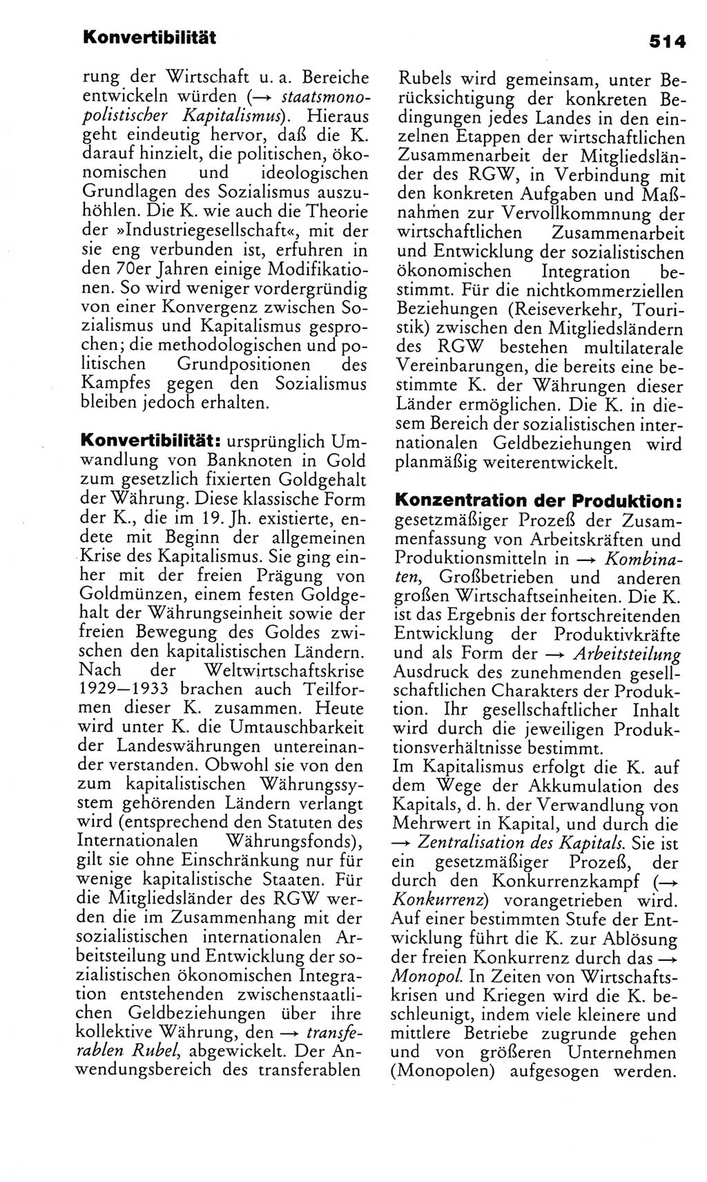 Kleines politisches Wörterbuch [Deutsche Demokratische Republik (DDR)] 1983, Seite 514 (Kl. pol. Wb. DDR 1983, S. 514)