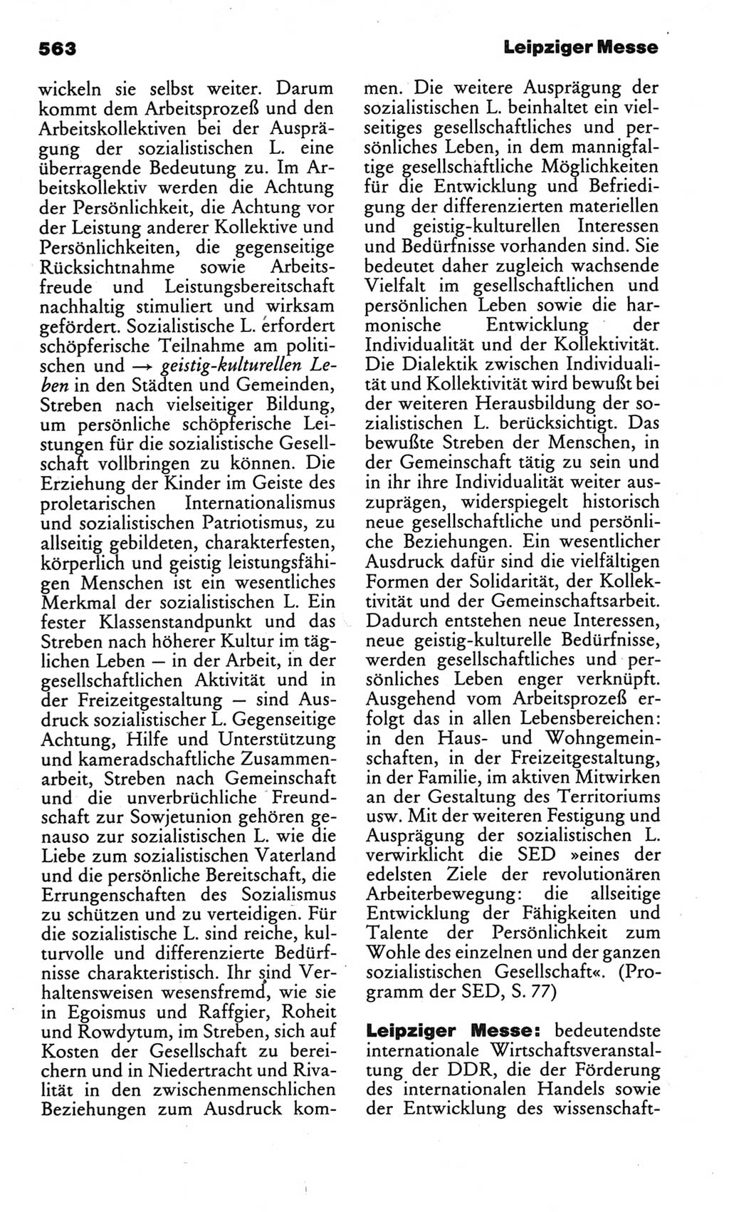 Kleines politisches Wörterbuch [Deutsche Demokratische Republik (DDR)] 1983, Seite 563 (Kl. pol. Wb. DDR 1983, S. 563)