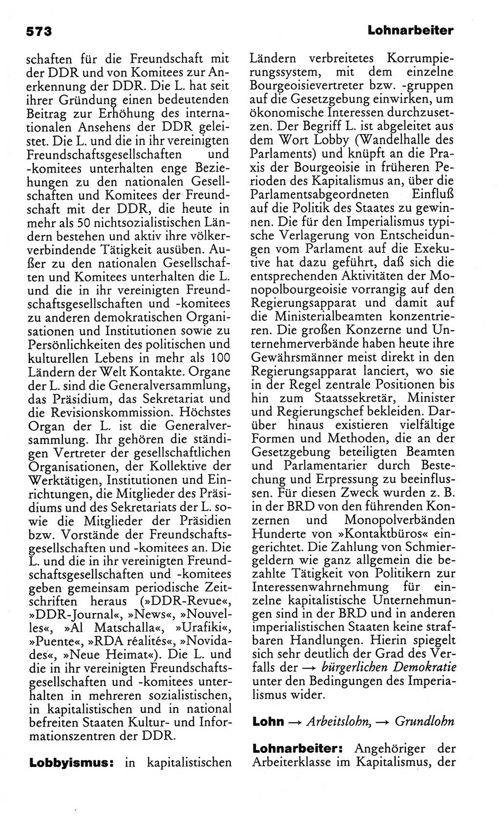 Kleines politisches Wörterbuch [Deutsche Demokratische Republik (DDR)] 1983, Seite 573 (Kl. pol. Wb. DDR 1983, S. 573)