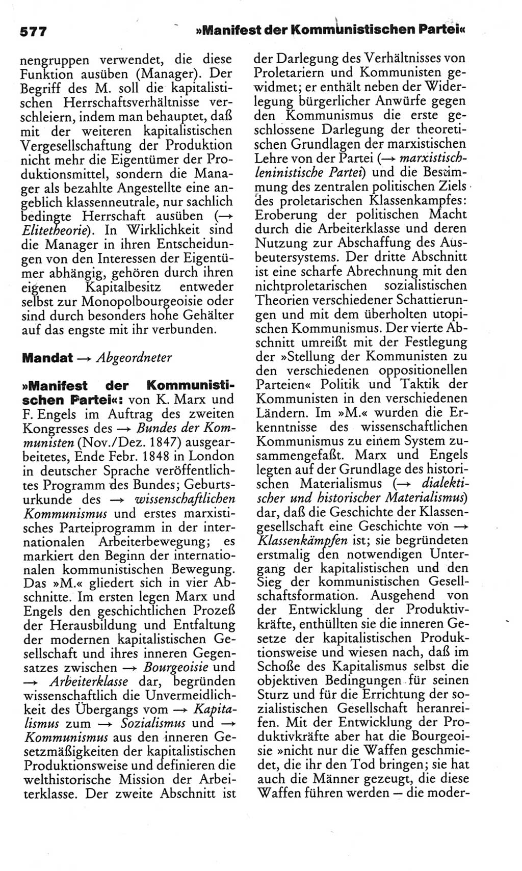 Kleines politisches Wörterbuch [Deutsche Demokratische Republik (DDR)] 1983, Seite 577 (Kl. pol. Wb. DDR 1983, S. 577)
