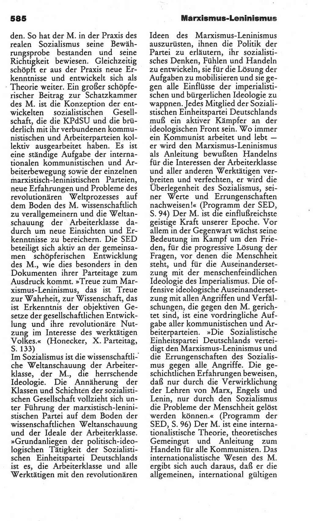Kleines politisches Wörterbuch [Deutsche Demokratische Republik (DDR)] 1983, Seite 585 (Kl. pol. Wb. DDR 1983, S. 585)