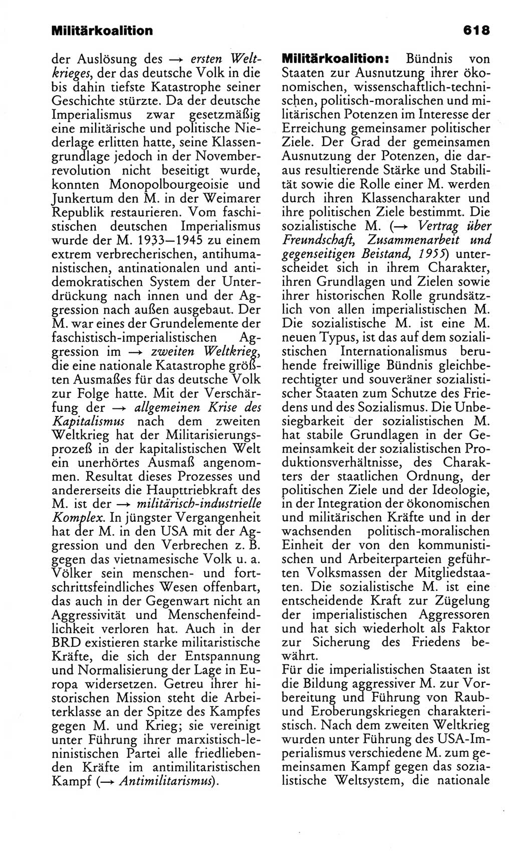 Kleines politisches Wörterbuch [Deutsche Demokratische Republik (DDR)] 1983, Seite 618 (Kl. pol. Wb. DDR 1983, S. 618)