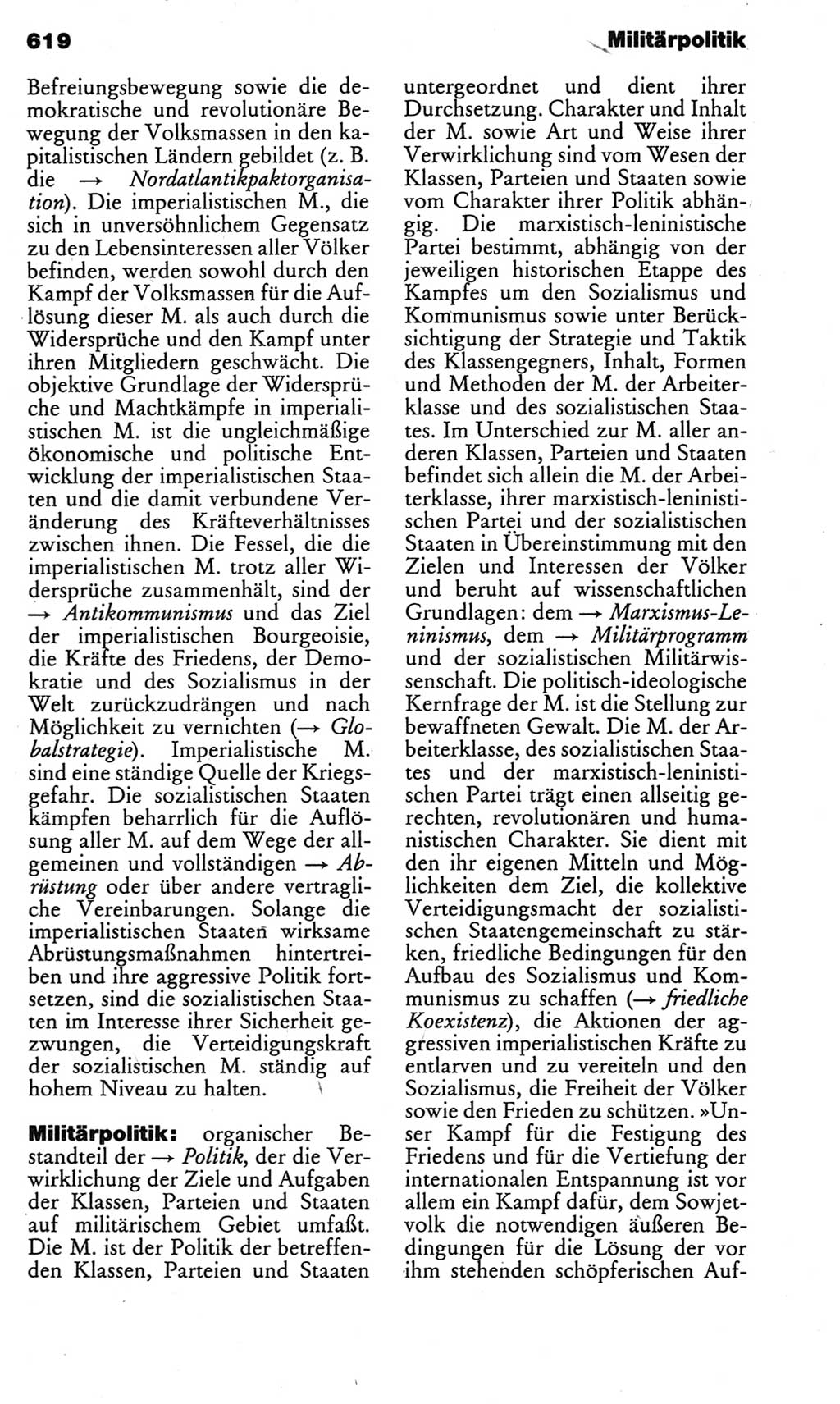 Kleines politisches Wörterbuch [Deutsche Demokratische Republik (DDR)] 1983, Seite 619 (Kl. pol. Wb. DDR 1983, S. 619)