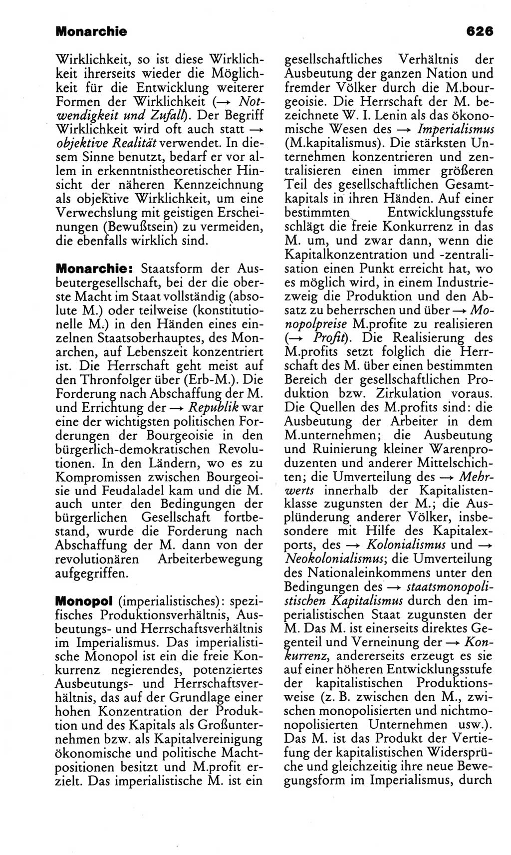 Kleines politisches Wörterbuch [Deutsche Demokratische Republik (DDR)] 1983, Seite 626 (Kl. pol. Wb. DDR 1983, S. 626)