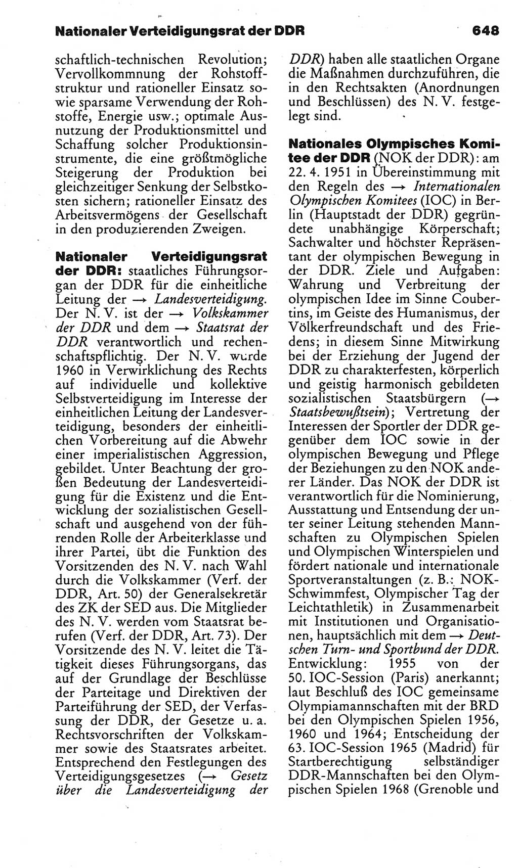 Kleines politisches Wörterbuch [Deutsche Demokratische Republik (DDR)] 1983, Seite 648 (Kl. pol. Wb. DDR 1983, S. 648)