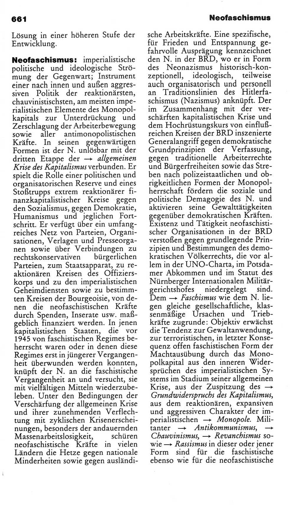 Kleines politisches Wörterbuch [Deutsche Demokratische Republik (DDR)] 1983, Seite 661 (Kl. pol. Wb. DDR 1983, S. 661)
