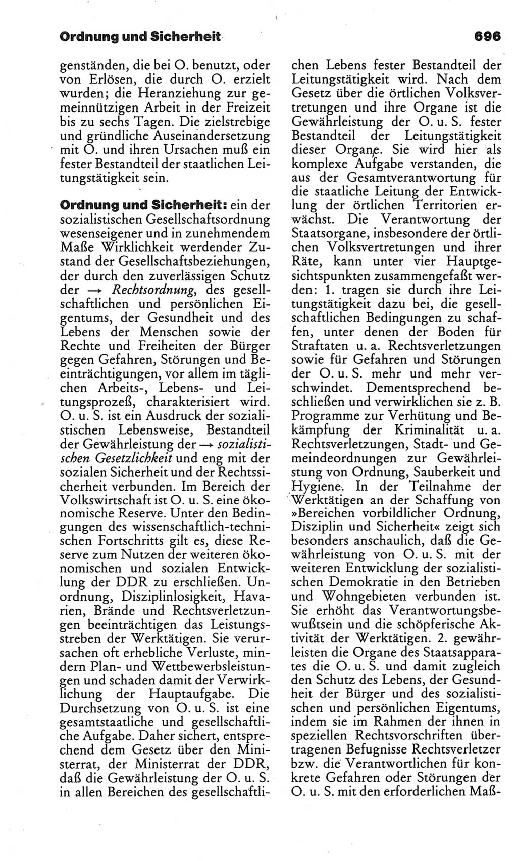 Kleines politisches Wörterbuch [Deutsche Demokratische Republik (DDR)] 1983, Seite 696 (Kl. pol. Wb. DDR 1983, S. 696)