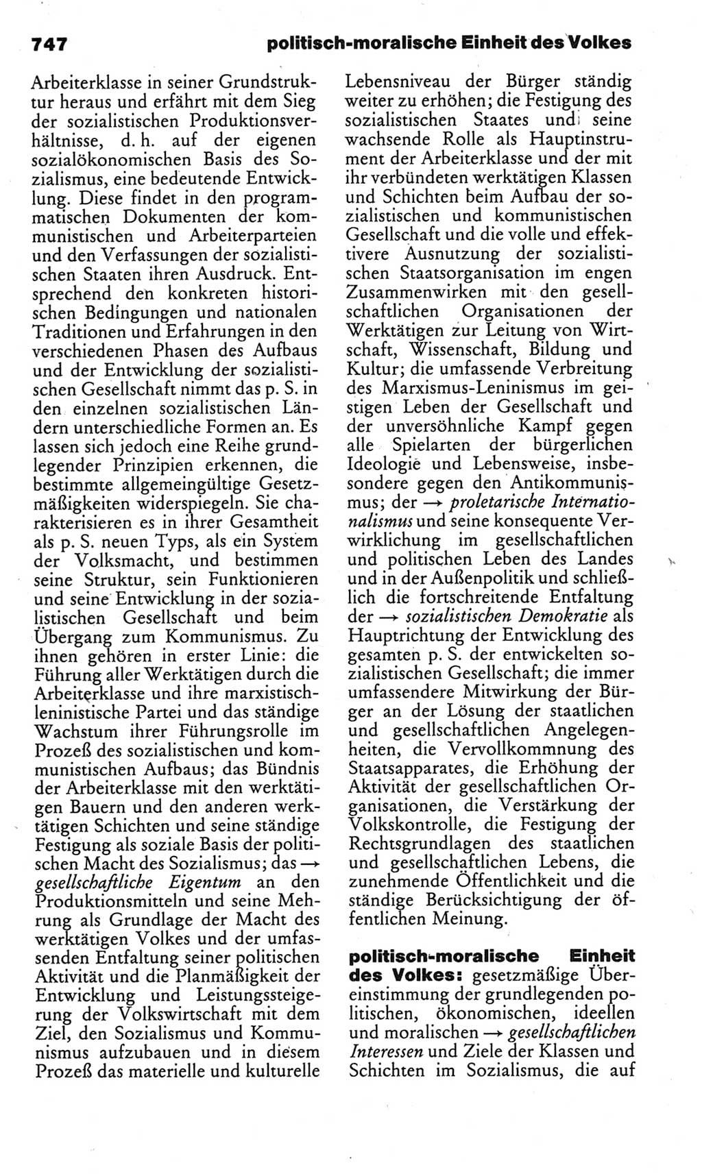 Kleines politisches Wörterbuch [Deutsche Demokratische Republik (DDR)] 1983, Seite 747 (Kl. pol. Wb. DDR 1983, S. 747)