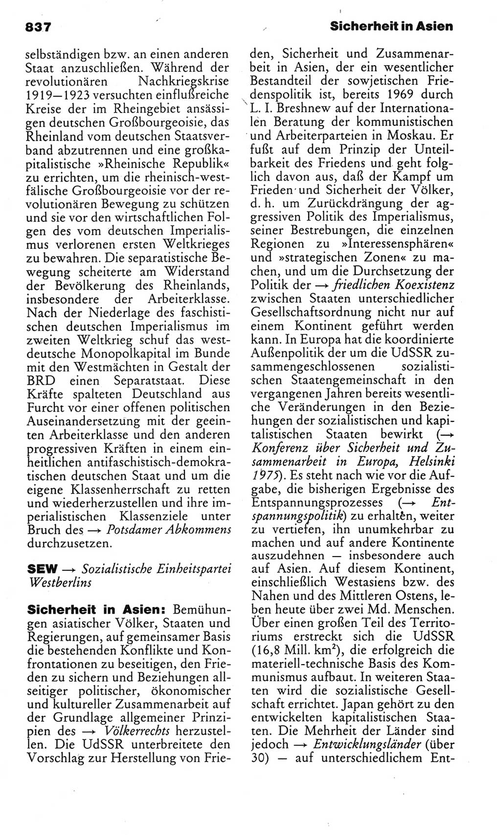 Kleines politisches Wörterbuch [Deutsche Demokratische Republik (DDR)] 1983, Seite 837 (Kl. pol. Wb. DDR 1983, S. 837)