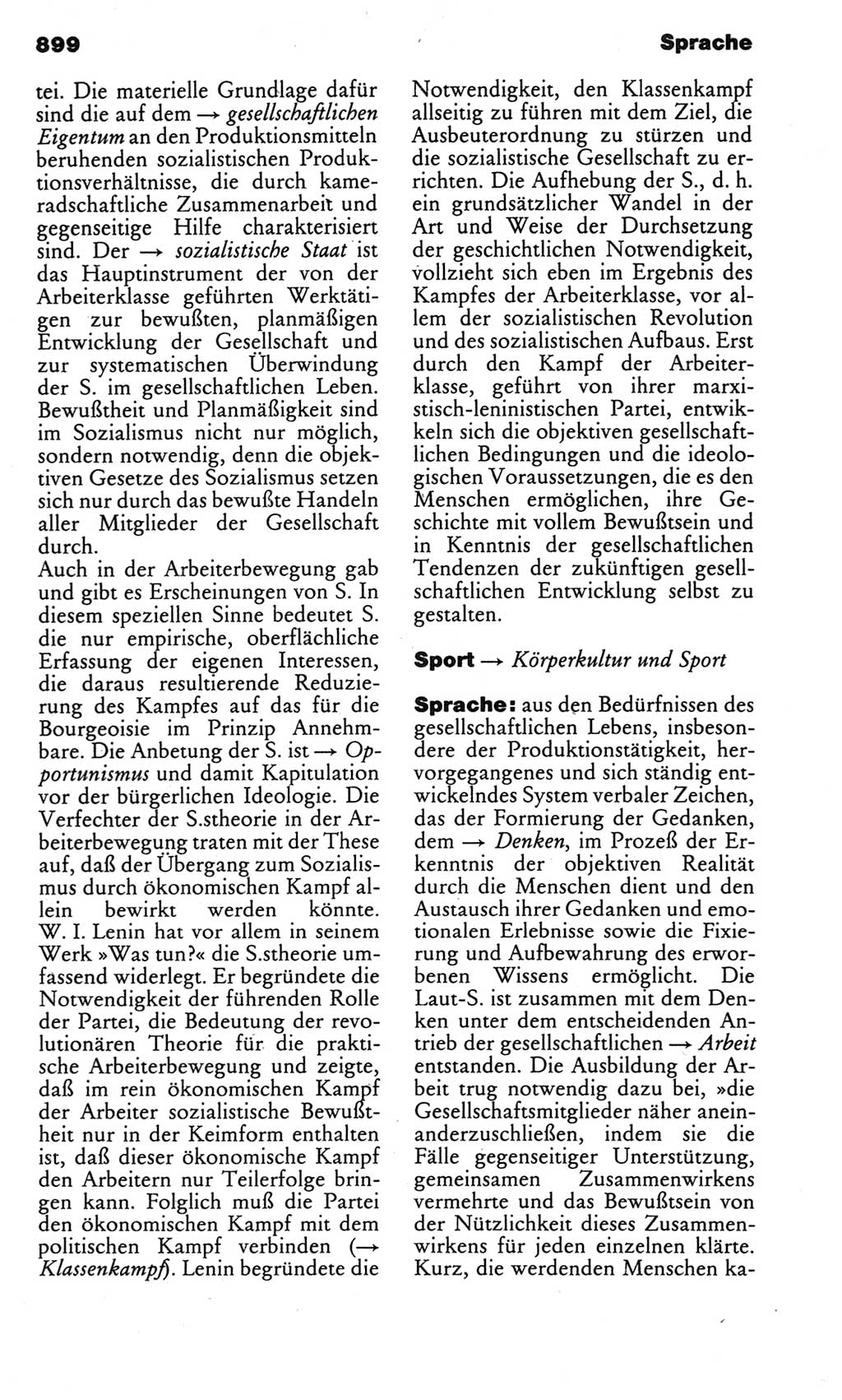 Kleines politisches Wörterbuch [Deutsche Demokratische Republik (DDR)] 1983, Seite 899 (Kl. pol. Wb. DDR 1983, S. 899)