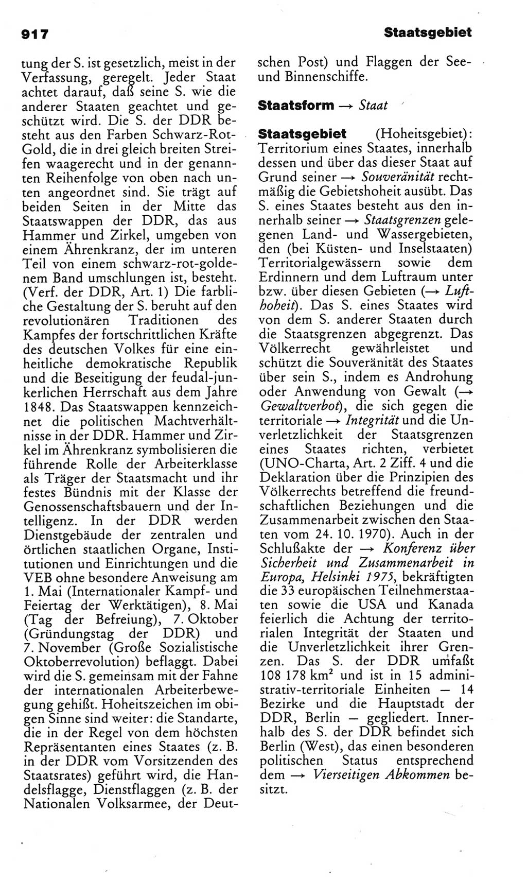 Kleines politisches Wörterbuch [Deutsche Demokratische Republik (DDR)] 1983, Seite 917 (Kl. pol. Wb. DDR 1983, S. 917)