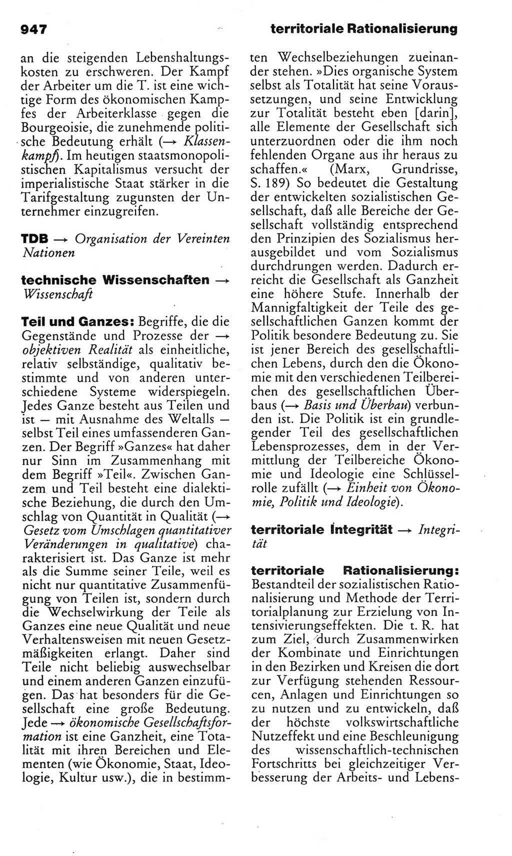 Kleines politisches Wörterbuch [Deutsche Demokratische Republik (DDR)] 1983, Seite 947 (Kl. pol. Wb. DDR 1983, S. 947)