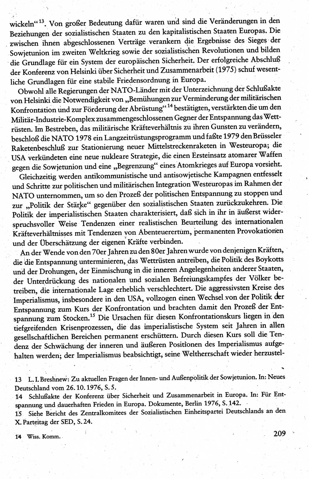 Wissenschaftlicher Kommunismus [Deutsche Demokratische Republik (DDR)], Lehrbuch für das marxistisch-leninistische Grundlagenstudium 1983, Seite 209 (Wiss. Komm. DDR Lb. 1983, S. 209)