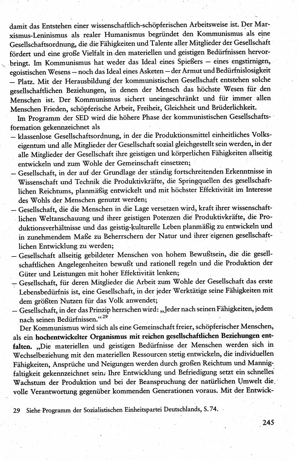 Wissenschaftlicher Kommunismus [Deutsche Demokratische Republik (DDR)], Lehrbuch für das marxistisch-leninistische Grundlagenstudium 1983, Seite 245 (Wiss. Komm. DDR Lb. 1983, S. 245)