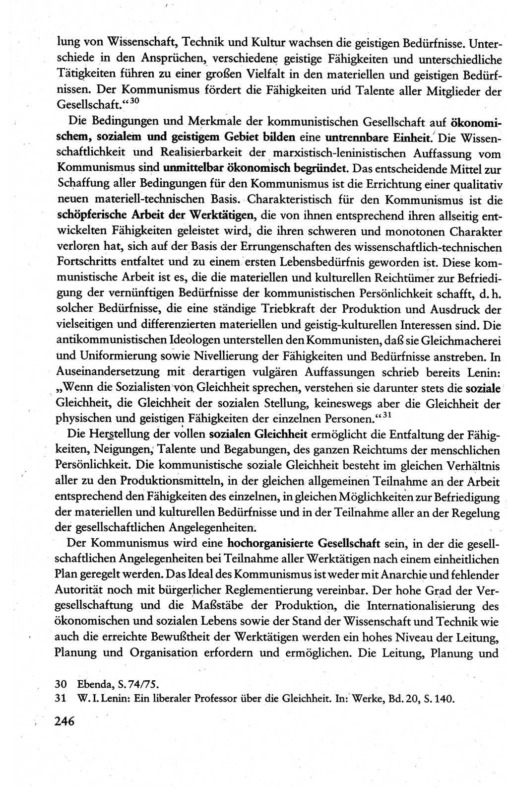 Wissenschaftlicher Kommunismus [Deutsche Demokratische Republik (DDR)], Lehrbuch für das marxistisch-leninistische Grundlagenstudium 1983, Seite 246 (Wiss. Komm. DDR Lb. 1983, S. 246)