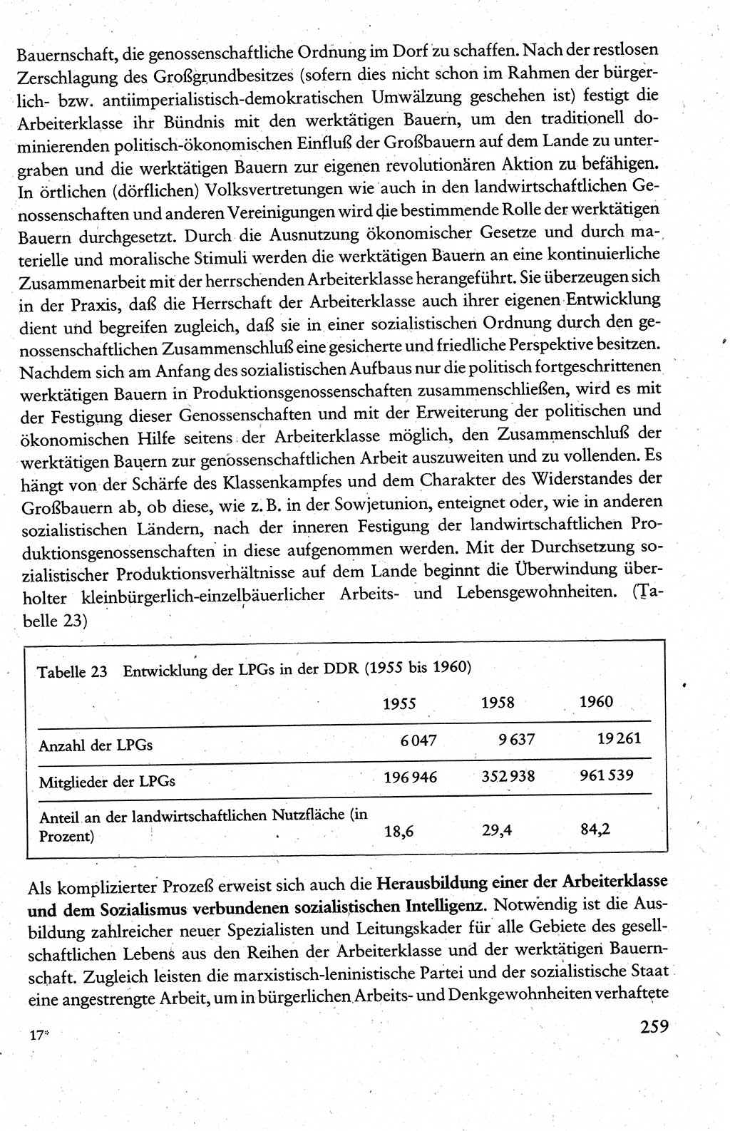 Wissenschaftlicher Kommunismus [Deutsche Demokratische Republik (DDR)], Lehrbuch für das marxistisch-leninistische Grundlagenstudium 1983, Seite 259 (Wiss. Komm. DDR Lb. 1983, S. 259)