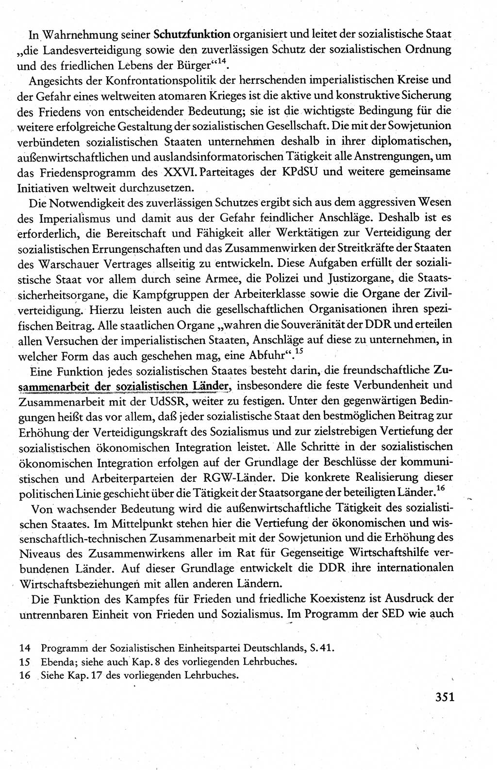Wissenschaftlicher Kommunismus [Deutsche Demokratische Republik (DDR)], Lehrbuch für das marxistisch-leninistische Grundlagenstudium 1983, Seite 351 (Wiss. Komm. DDR Lb. 1983, S. 351)