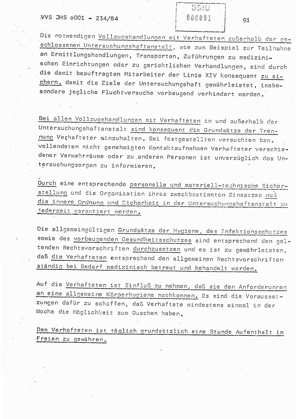 Dissertation Oberst Siegfried Rataizick (Abt. ⅩⅣ), Oberstleutnant Volkmar Heinz (Abt. ⅩⅣ), Oberstleutnant Werner Stein (HA Ⅸ), Hauptmann Heinz Conrad (JHS), Ministerium für Staatssicherheit (MfS) [Deutsche Demokratische Republik (DDR)], Juristische Hochschule (JHS), Vertrauliche Verschlußsache (VVS) o001-234/84, Potsdam 1984, Seite 91 (Diss. MfS DDR JHS VVS o001-234/84 1984, S. 91)