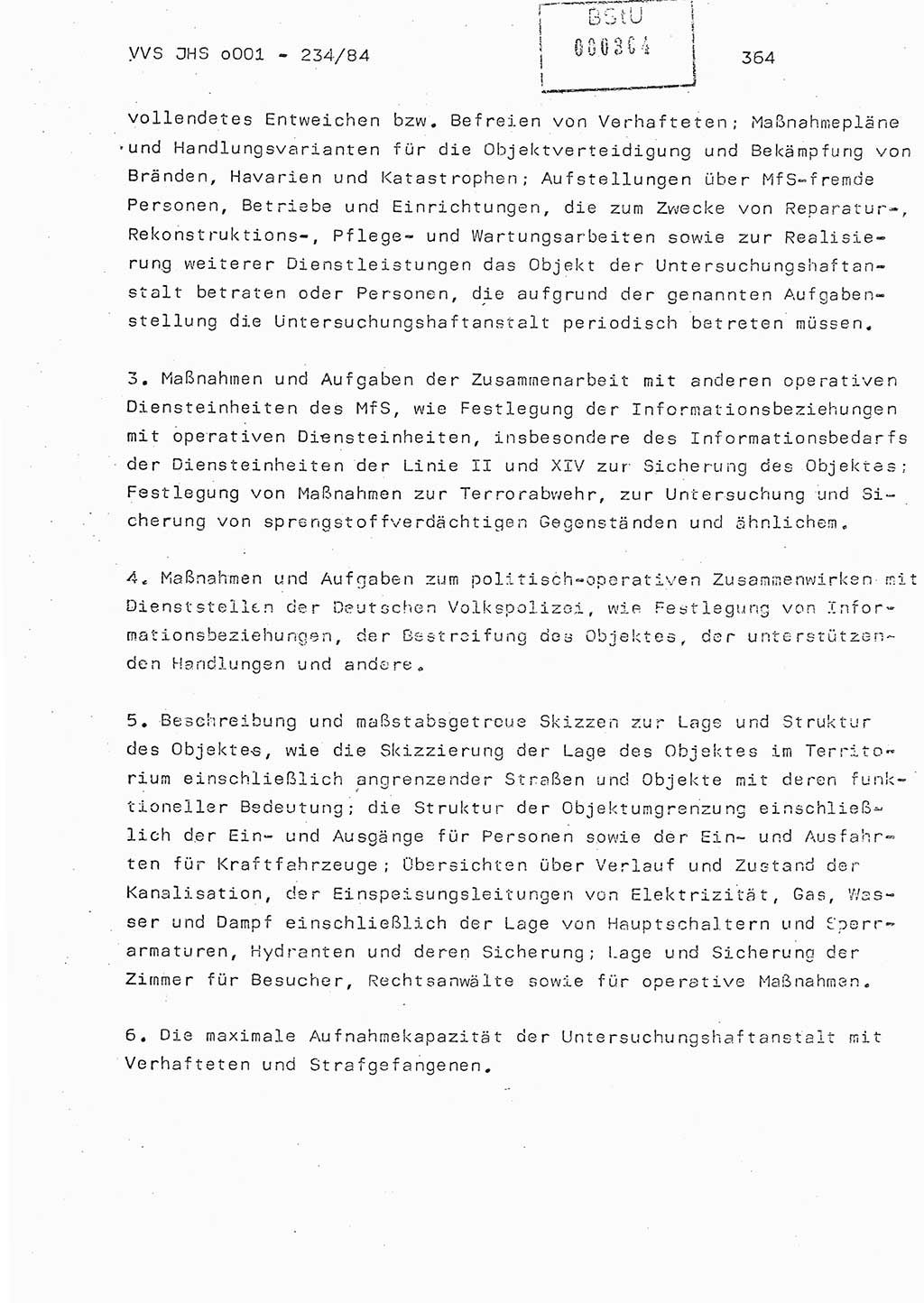 Dissertation Oberst Siegfried Rataizick (Abt. ⅩⅣ), Oberstleutnant Volkmar Heinz (Abt. ⅩⅣ), Oberstleutnant Werner Stein (HA Ⅸ), Hauptmann Heinz Conrad (JHS), Ministerium für Staatssicherheit (MfS) [Deutsche Demokratische Republik (DDR)], Juristische Hochschule (JHS), Vertrauliche Verschlußsache (VVS) o001-234/84, Potsdam 1984, Seite 364 (Diss. MfS DDR JHS VVS o001-234/84 1984, S. 364)
