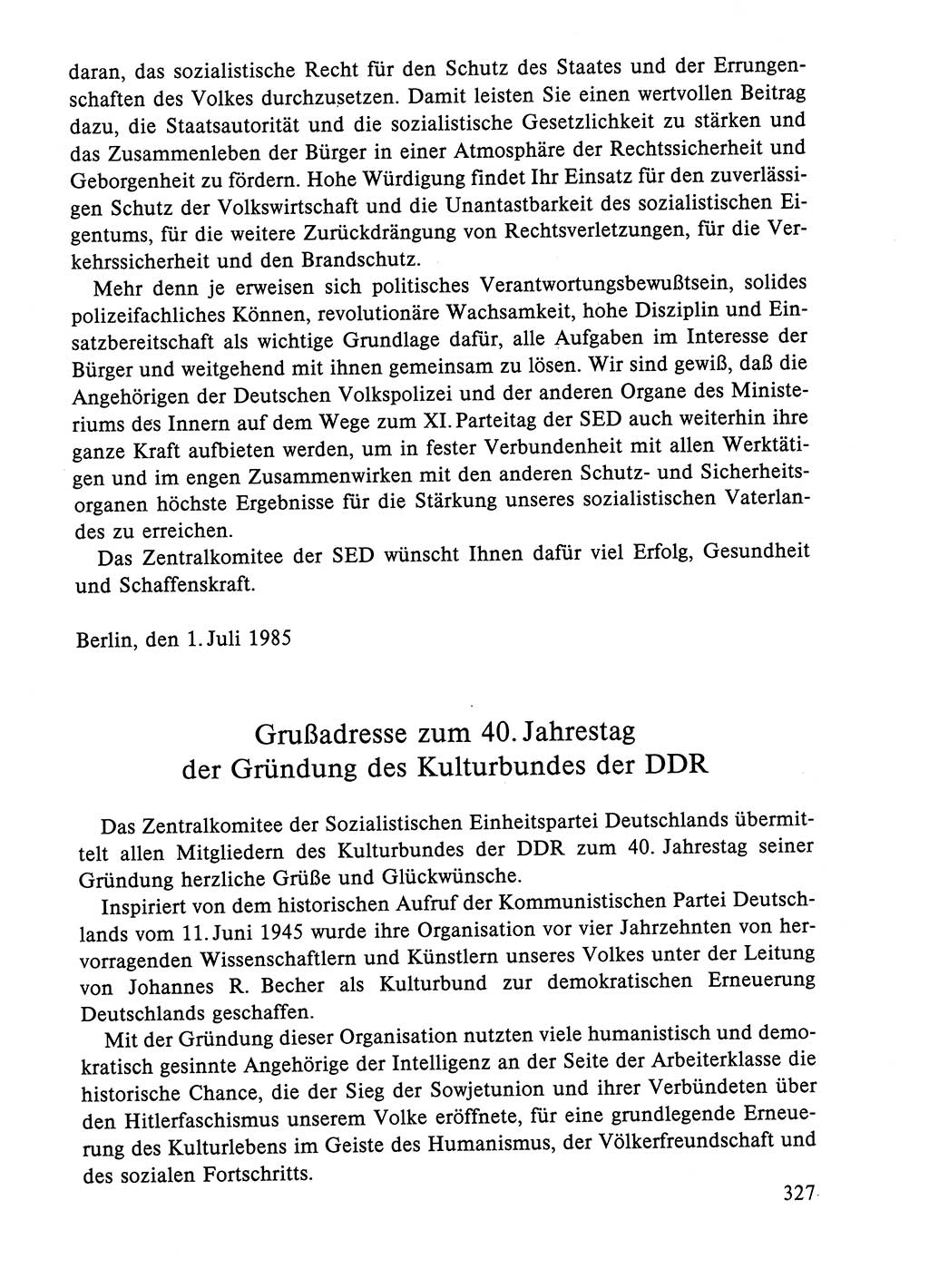 Dokumente der Sozialistischen Einheitspartei Deutschlands (SED) [Deutsche Demokratische Republik (DDR)] 1984-1985, Seite 100 (Dok. SED DDR 1984-1985, S. 100)