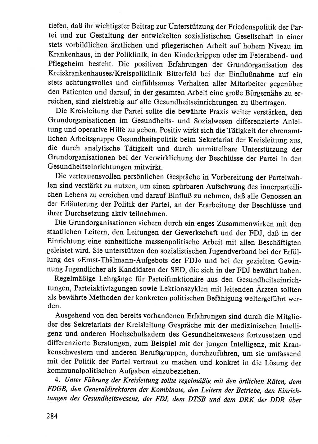 Dokumente der Sozialistischen Einheitspartei Deutschlands (SED) [Deutsche Demokratische Republik (DDR)] 1984-1985, Seite 143 (Dok. SED DDR 1984-1985, S. 143)