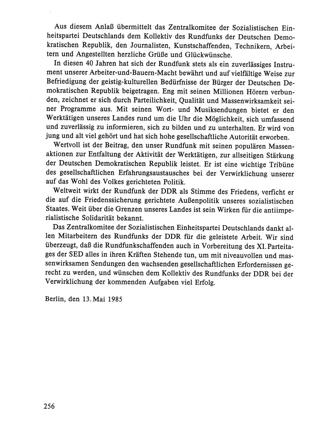 Dokumente der Sozialistischen Einheitspartei Deutschlands (SED) [Deutsche Demokratische Republik (DDR)] 1984-1985, Seite 171 (Dok. SED DDR 1984-1985, S. 171)
