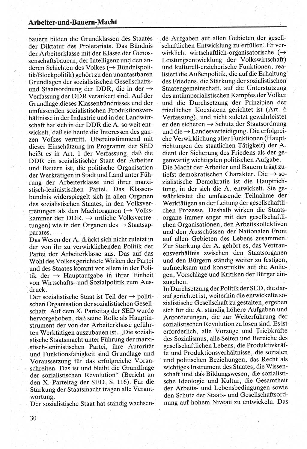 Handbuch für den Abgeordneten [Deutsche Demokratische Republik (DDR)] 1984, Seite 30 (Hb. Abg. DDR 1984, S. 30)