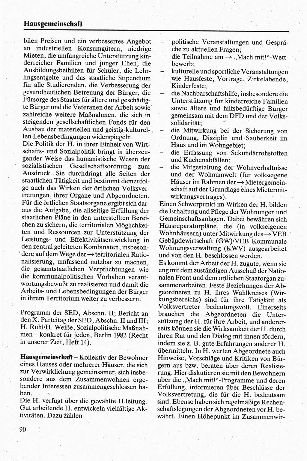 Handbuch für den Abgeordneten [Deutsche Demokratische Republik (DDR)] 1984, Seite 90 (Hb. Abg. DDR 1984, S. 90)