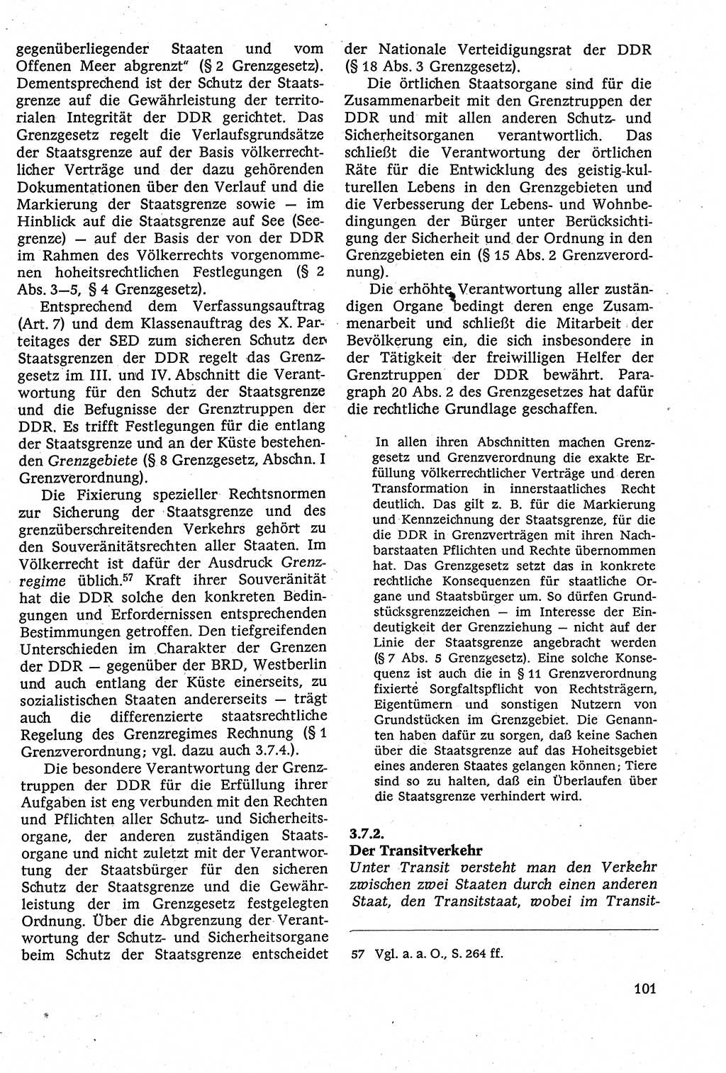 Staatsrecht der DDR [Deutsche Demokratische Republik (DDR)], Lehrbuch 1984, Seite 101 (St.-R. DDR Lb. 1984, S. 101)