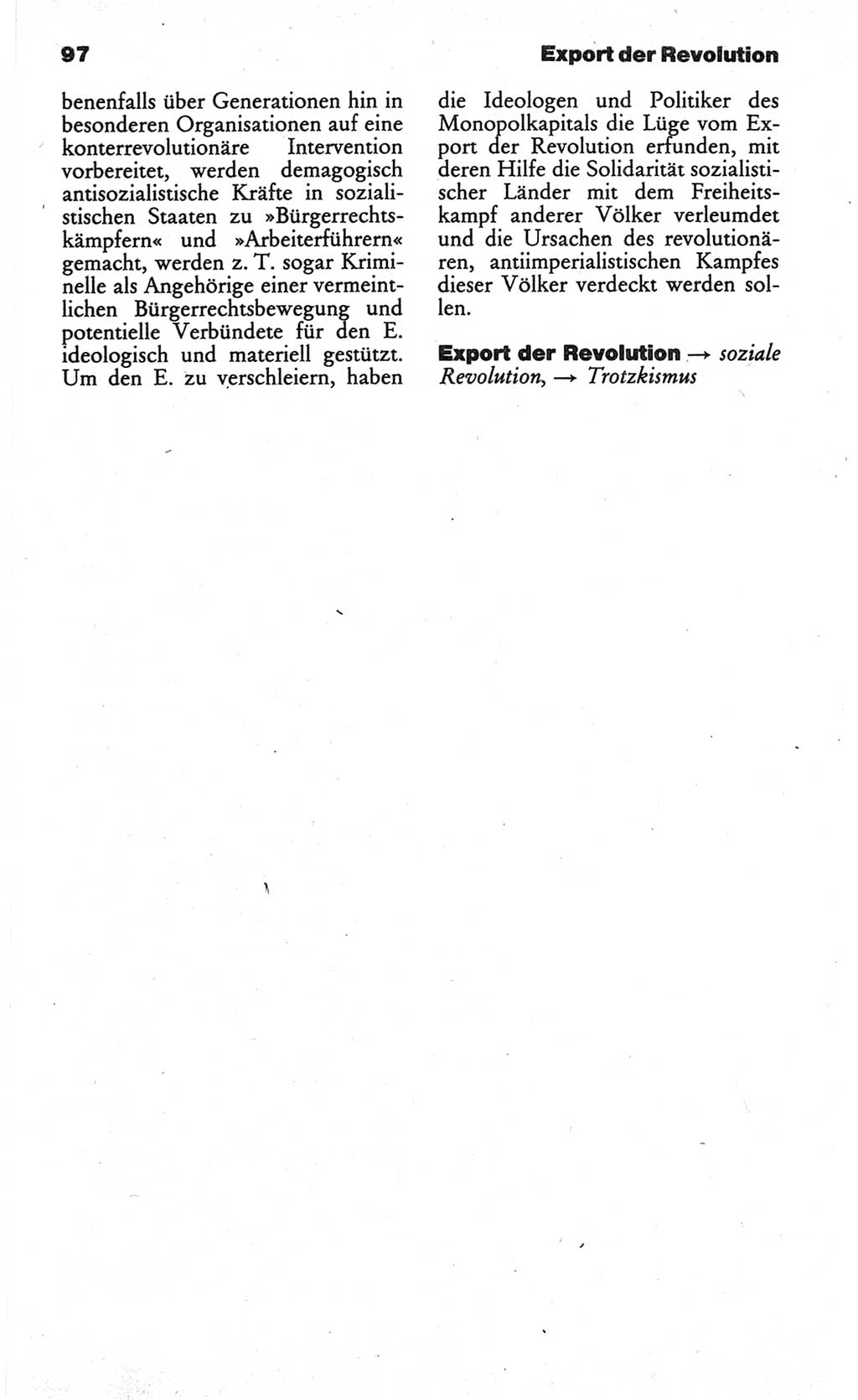 Wörterbuch des wissenschaftlichen Kommunismus [Deutsche Demokratische Republik (DDR)] 1984, Seite 97 (Wb. wiss. Komm. DDR 1984, S. 97)