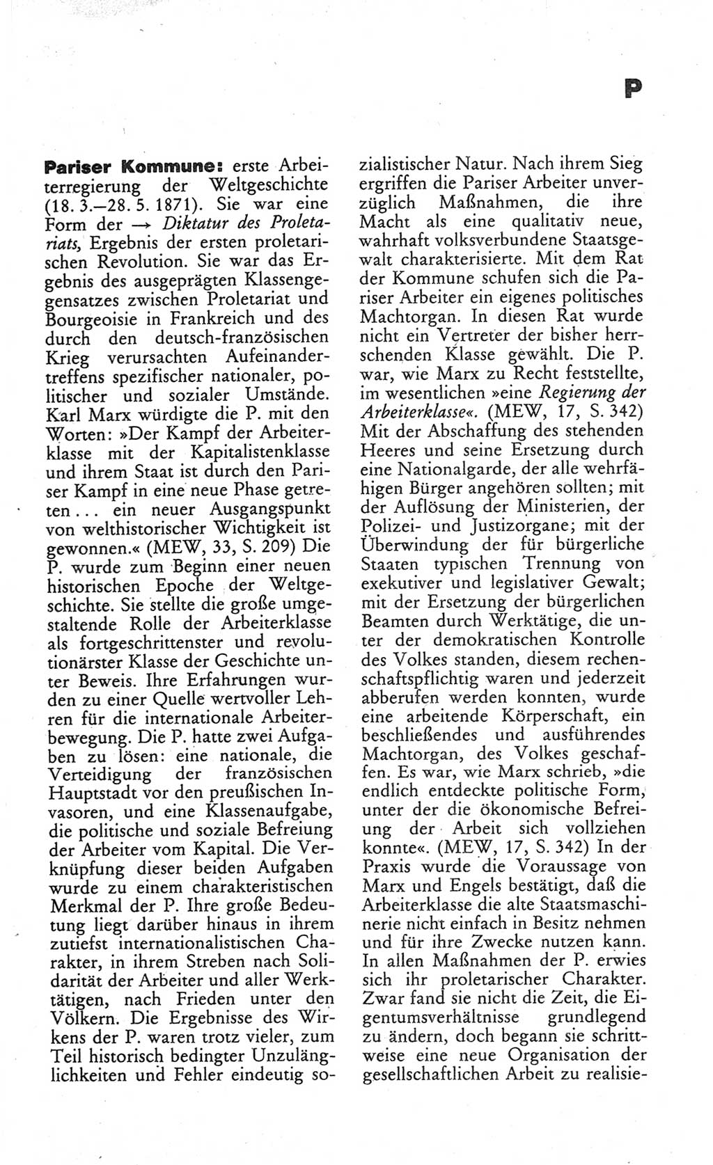 Wörterbuch des wissenschaftlichen Kommunismus [Deutsche Demokratische Republik (DDR)] 1984, Seite 283 (Wb. wiss. Komm. DDR 1984, S. 283)