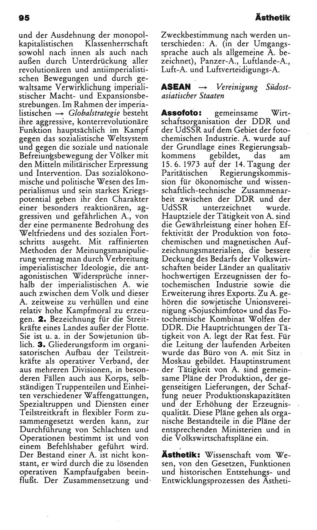 Kleines politisches Wörterbuch [Deutsche Demokratische Republik (DDR)] 1985, Seite 95 (Kl. pol. Wb. DDR 1985, S. 95)