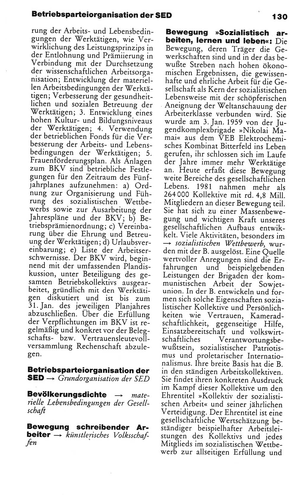 Kleines politisches Wörterbuch [Deutsche Demokratische Republik (DDR)] 1985, Seite 130 (Kl. pol. Wb. DDR 1985, S. 130)