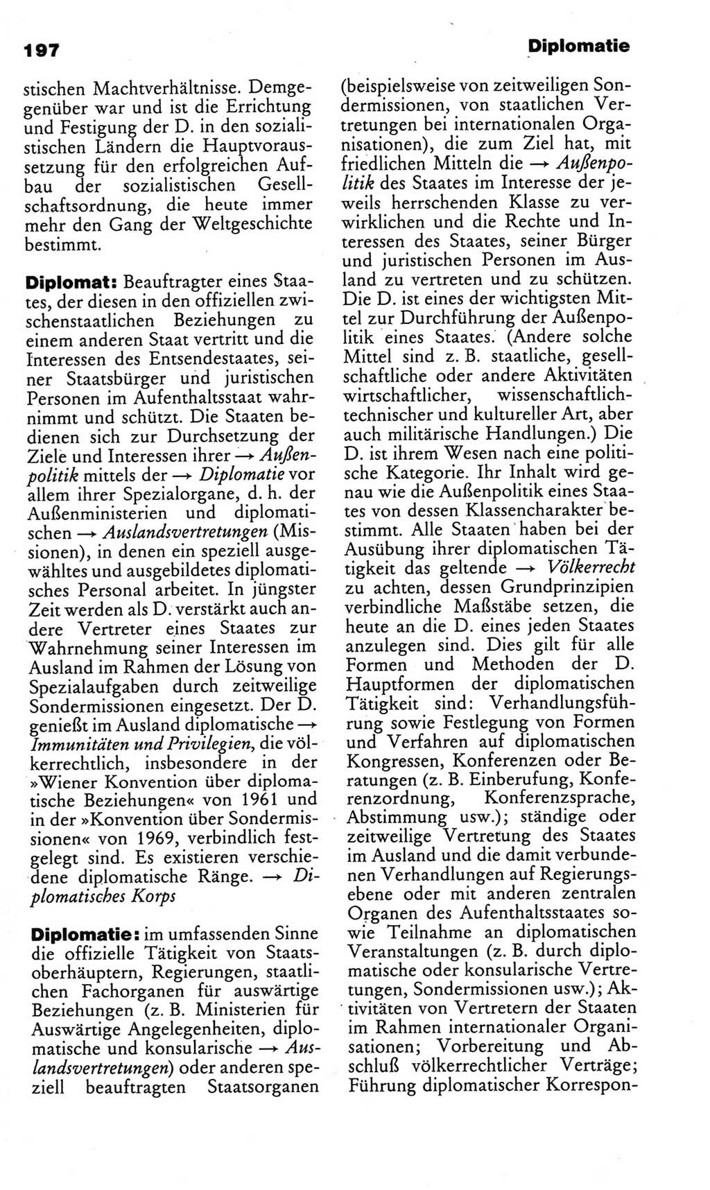 Kleines politisches Wörterbuch [Deutsche Demokratische Republik (DDR)] 1985, Seite 197 (Kl. pol. Wb. DDR 1985, S. 197)