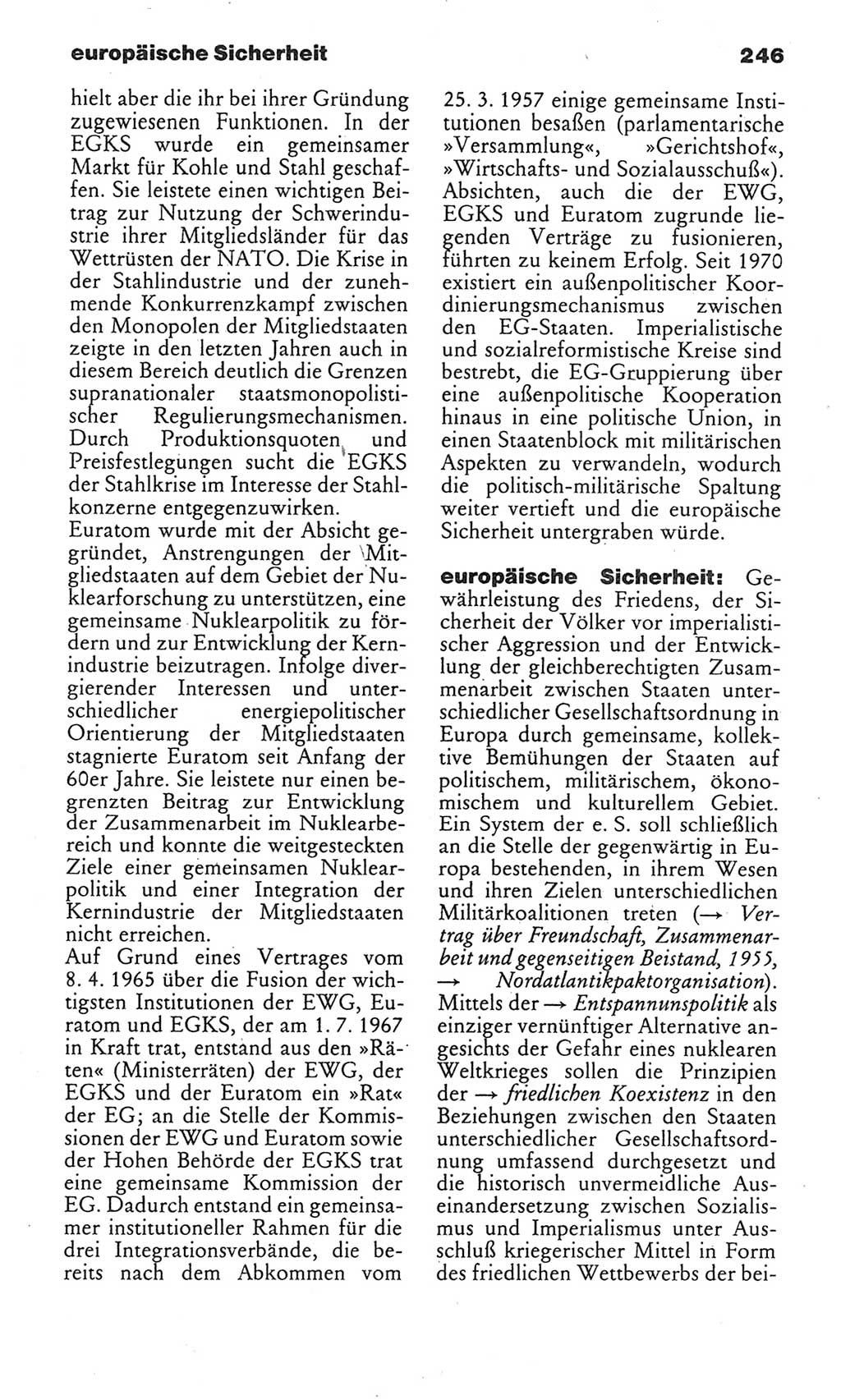 Kleines politisches Wörterbuch [Deutsche Demokratische Republik (DDR)] 1985, Seite 246 (Kl. pol. Wb. DDR 1985, S. 246)