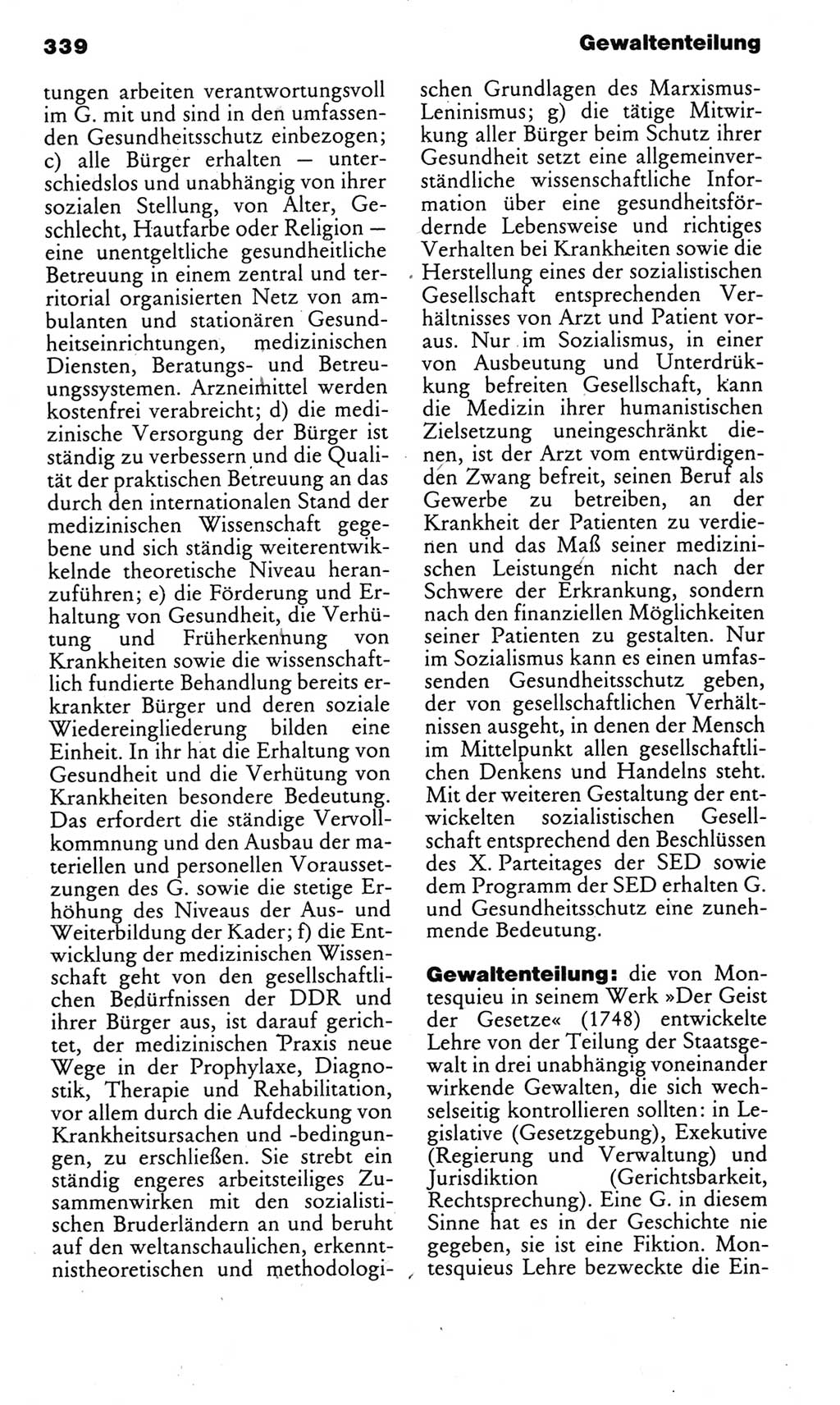 Kleines politisches Wörterbuch [Deutsche Demokratische Republik (DDR)] 1985, Seite 339 (Kl. pol. Wb. DDR 1985, S. 339)