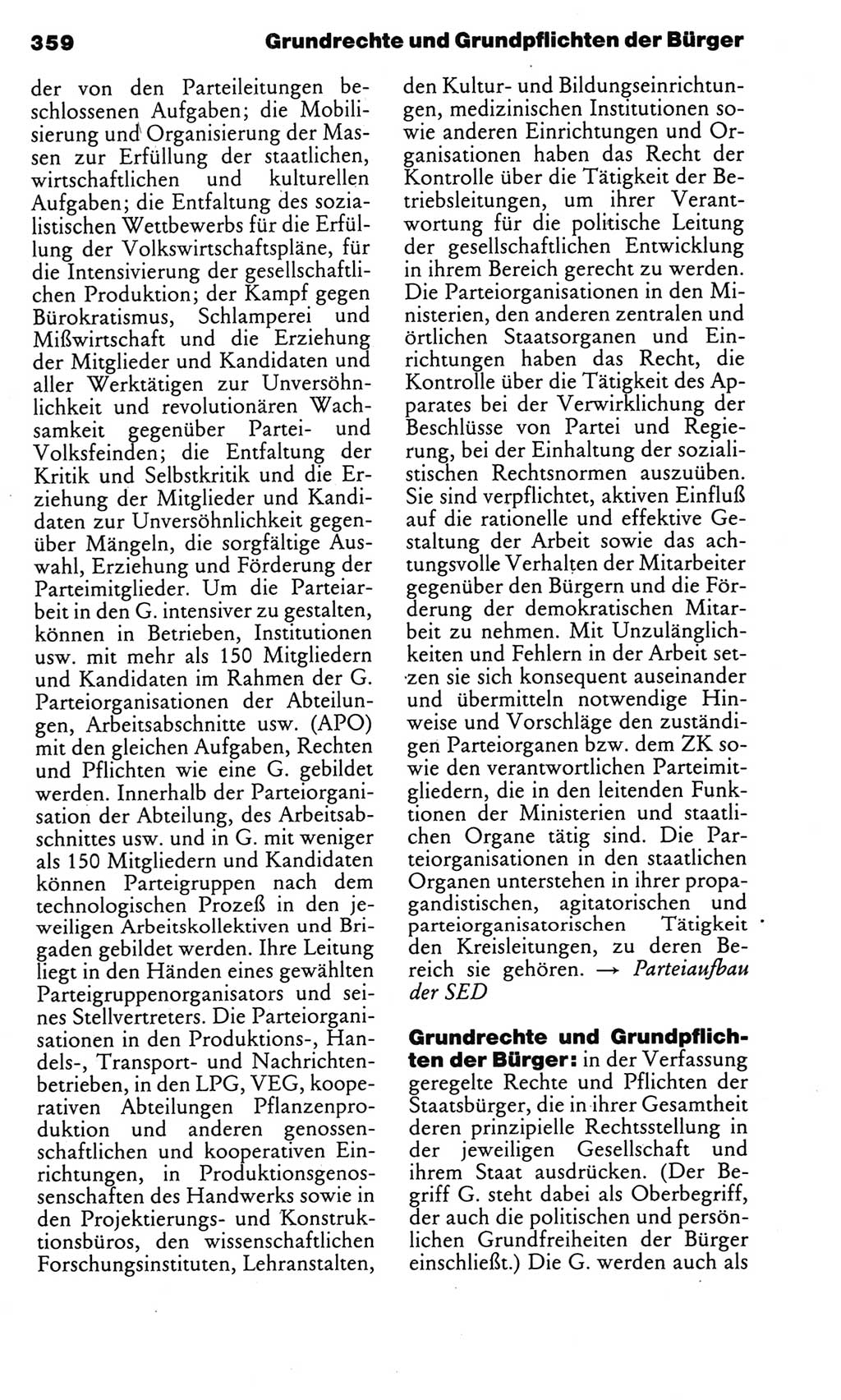 Kleines politisches Wörterbuch [Deutsche Demokratische Republik (DDR)] 1985, Seite 359 (Kl. pol. Wb. DDR 1985, S. 359)