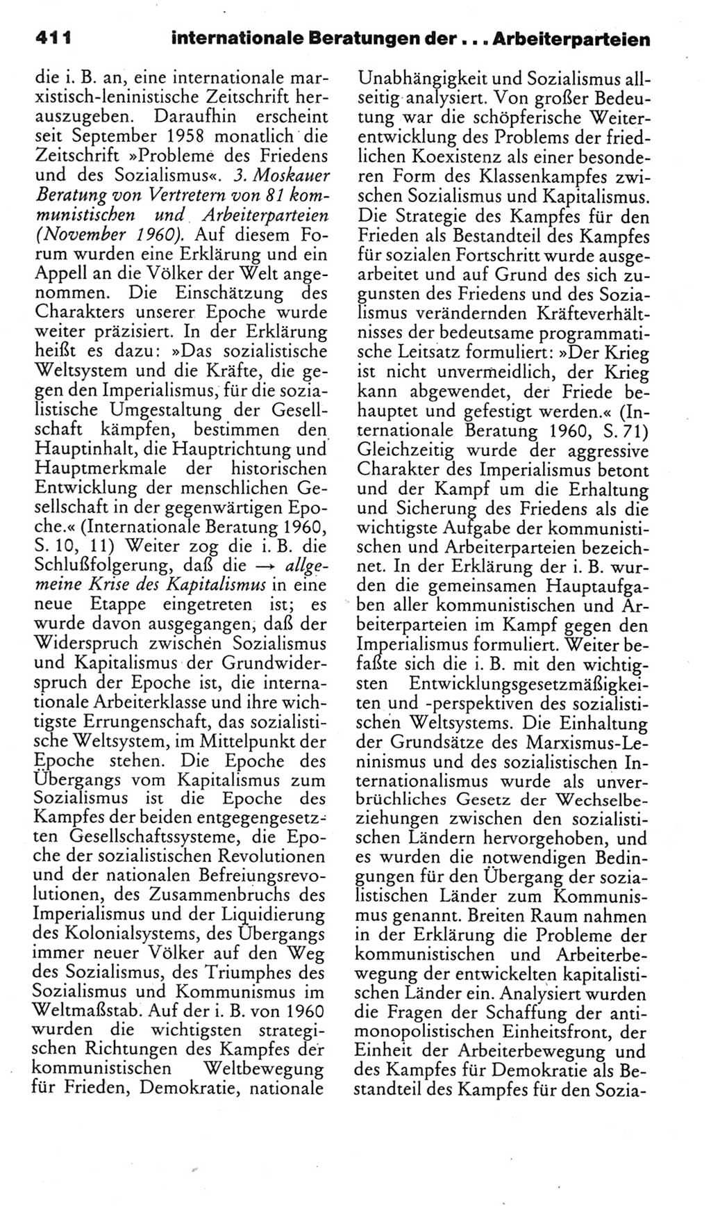 Kleines politisches Wörterbuch [Deutsche Demokratische Republik (DDR)] 1985, Seite 411 (Kl. pol. Wb. DDR 1985, S. 411)
