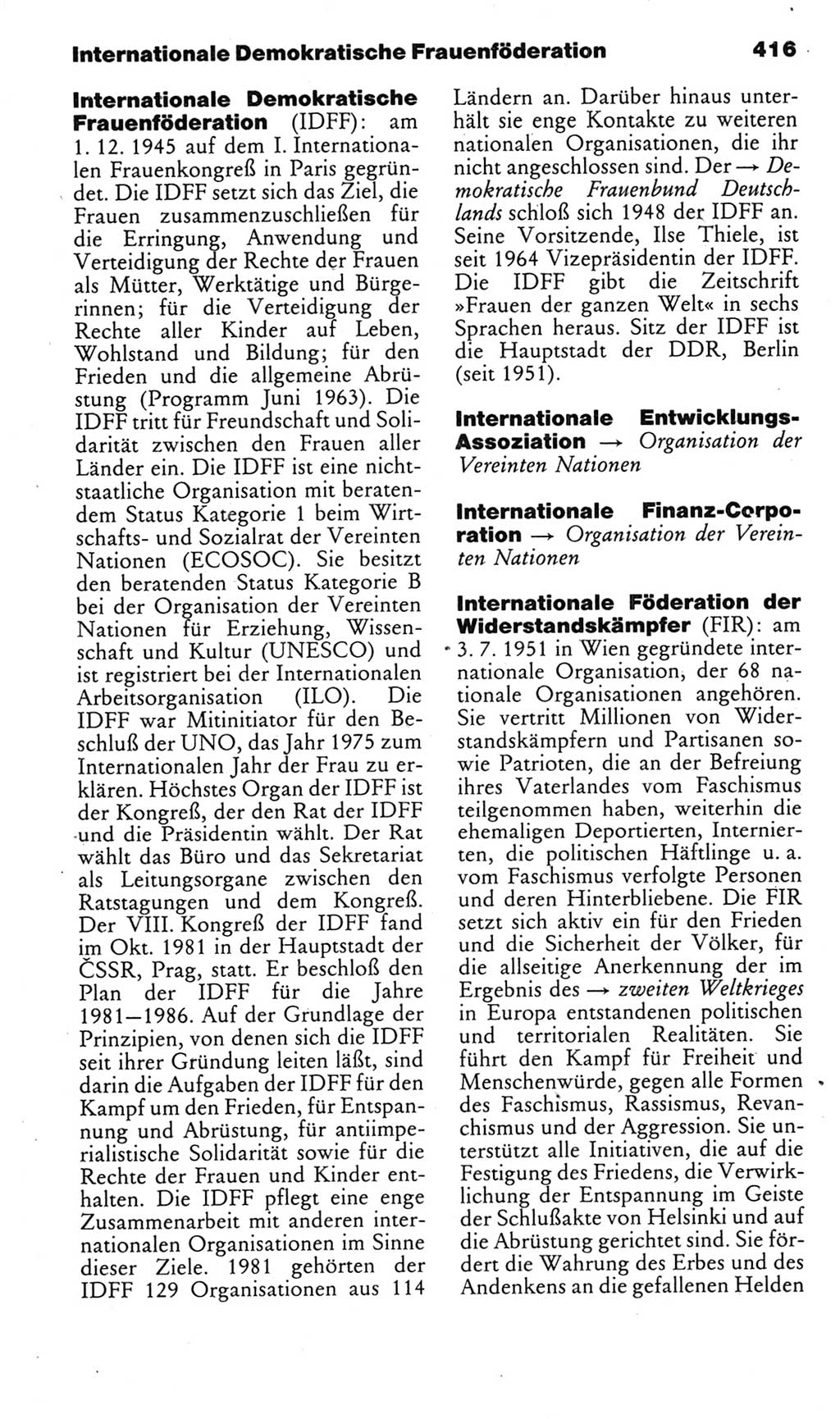 Kleines politisches Wörterbuch [Deutsche Demokratische Republik (DDR)] 1985, Seite 416 (Kl. pol. Wb. DDR 1985, S. 416)