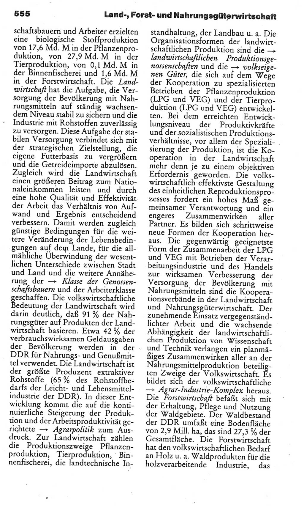 Kleines politisches Wörterbuch [Deutsche Demokratische Republik (DDR)] 1985, Seite 555 (Kl. pol. Wb. DDR 1985, S. 555)