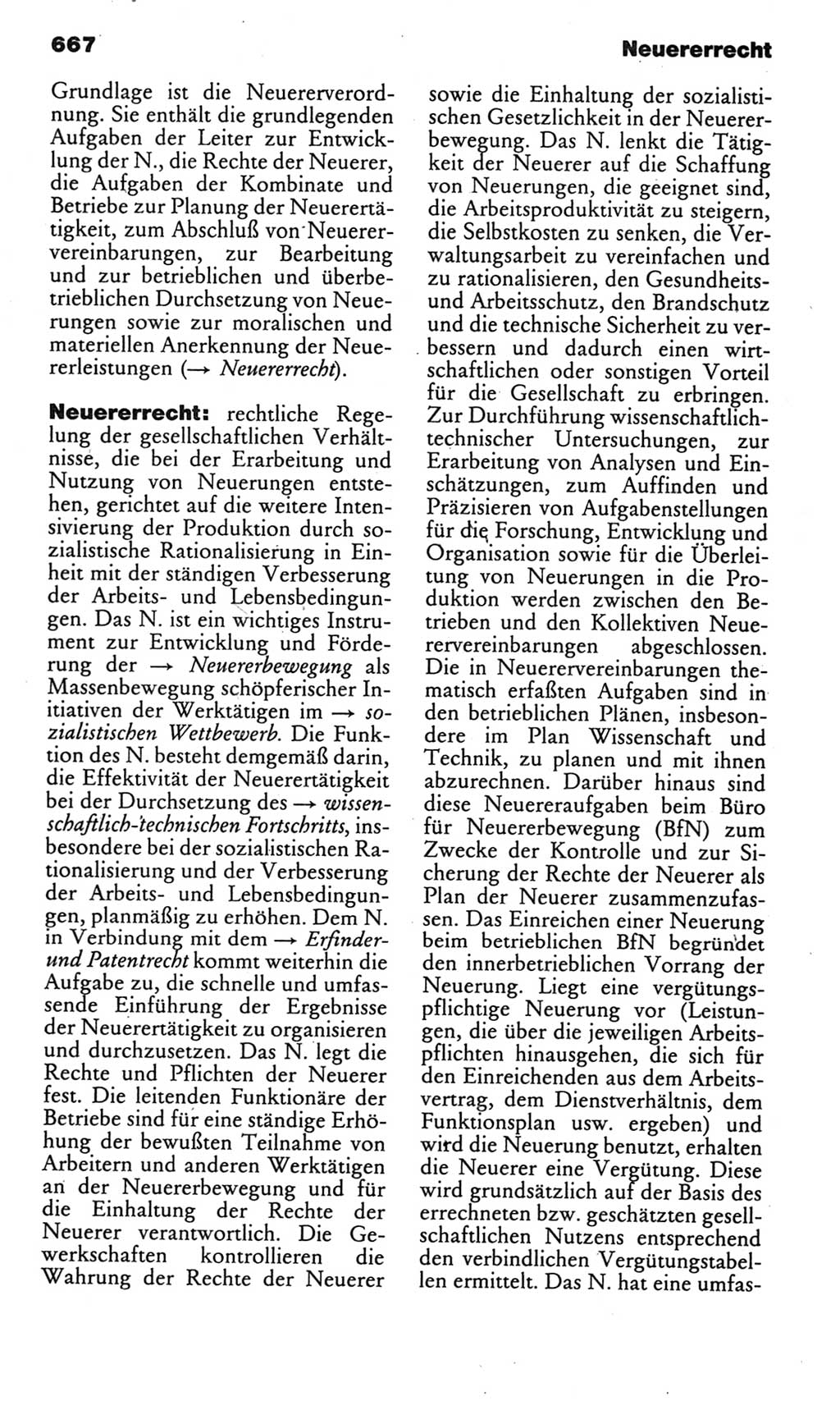 Kleines politisches Wörterbuch [Deutsche Demokratische Republik (DDR)] 1985, Seite 667 (Kl. pol. Wb. DDR 1985, S. 667)