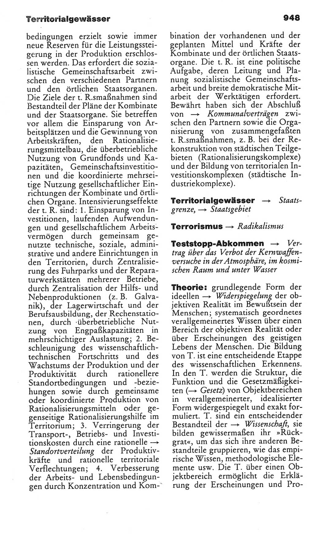 Kleines politisches Wörterbuch [Deutsche Demokratische Republik (DDR)] 1985, Seite 948 (Kl. pol. Wb. DDR 1985, S. 948)