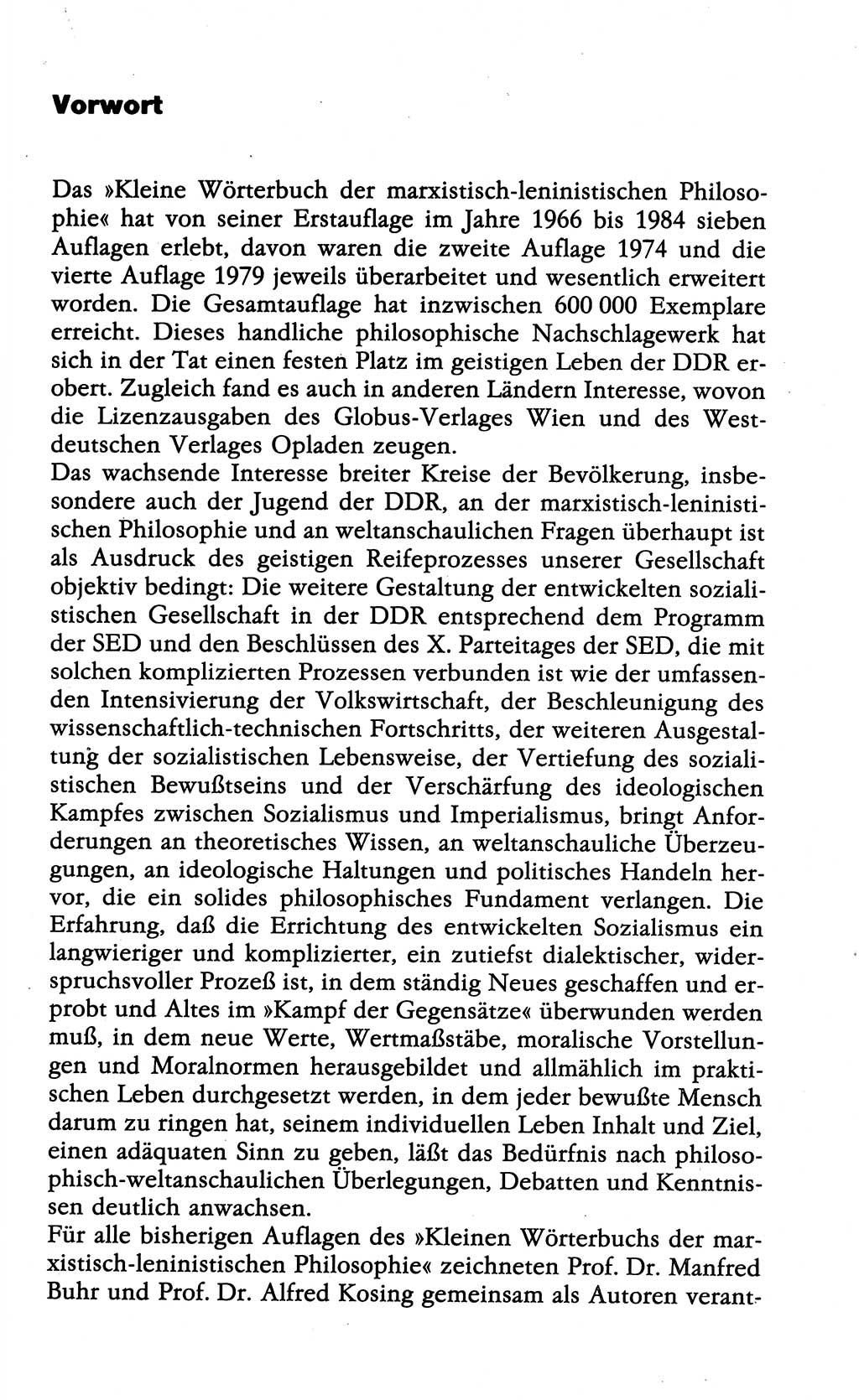 Wörterbuch der marxistisch-leninistischen Philosophie [Deutsche Demokratische Republik (DDR)] 1985, Seite 5 (Wb. ML Phil. DDR 1985, S. 5)