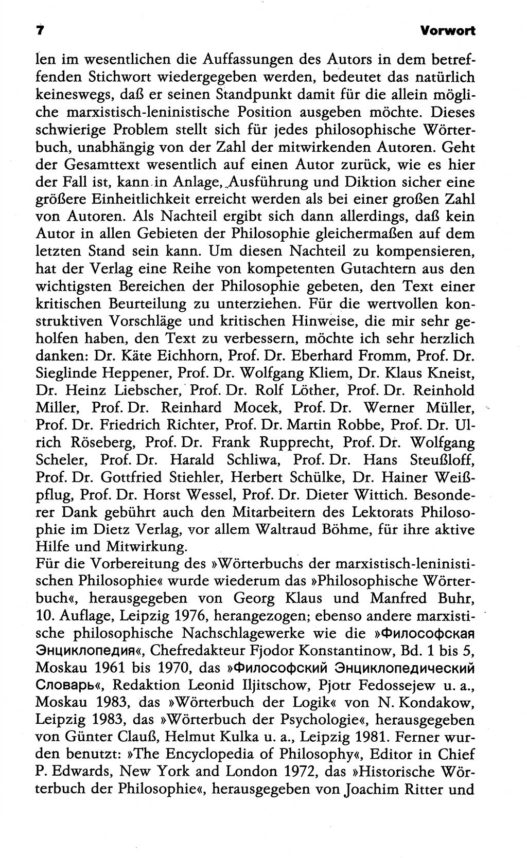 Wörterbuch der marxistisch-leninistischen Philosophie [Deutsche Demokratische Republik (DDR)] 1985, Seite 7 (Wb. ML Phil. DDR 1985, S. 7)