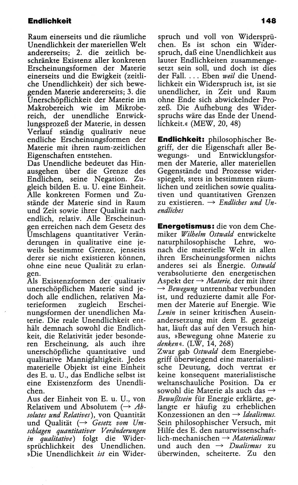 Wörterbuch der marxistisch-leninistischen Philosophie [Deutsche Demokratische Republik (DDR)] 1985, Seite 148 (Wb. ML Phil. DDR 1985, S. 148)
