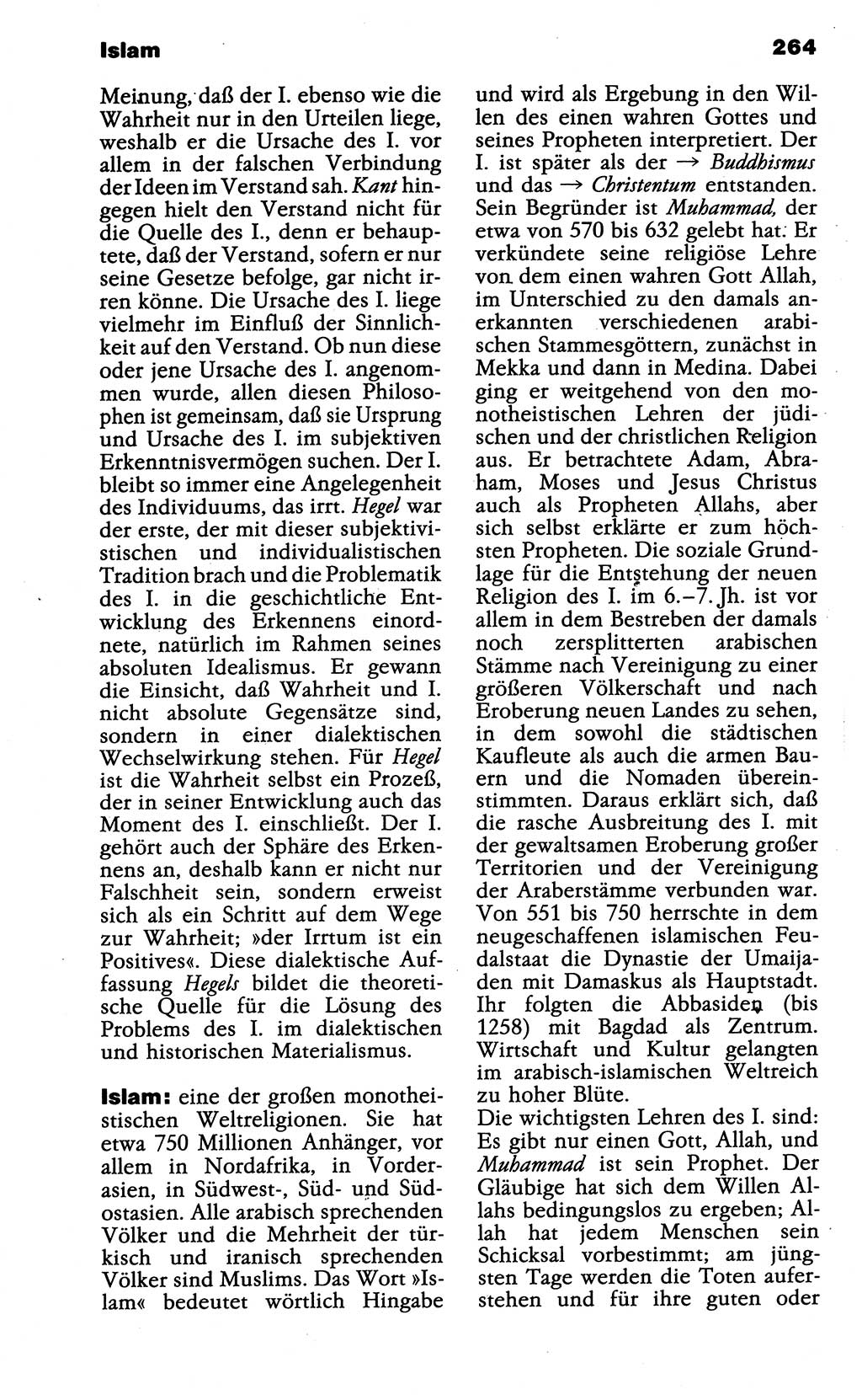 Wörterbuch der marxistisch-leninistischen Philosophie [Deutsche Demokratische Republik (DDR)] 1985, Seite 264 (Wb. ML Phil. DDR 1985, S. 264)